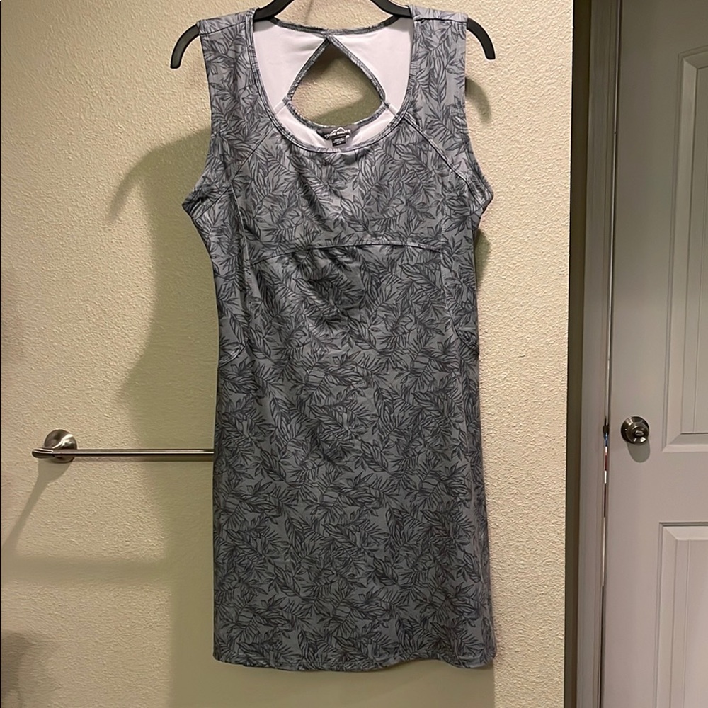 BOGO Eddie Bauer CoolMax Gray Leaf Dress